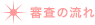 審査の流れ